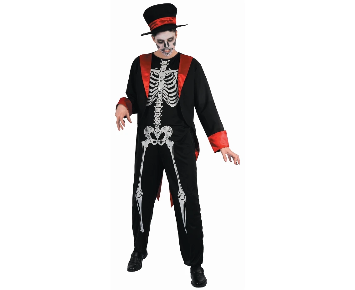 Role play-set for adult Dead (hat, coat, jumpsuit), size 52 EOL